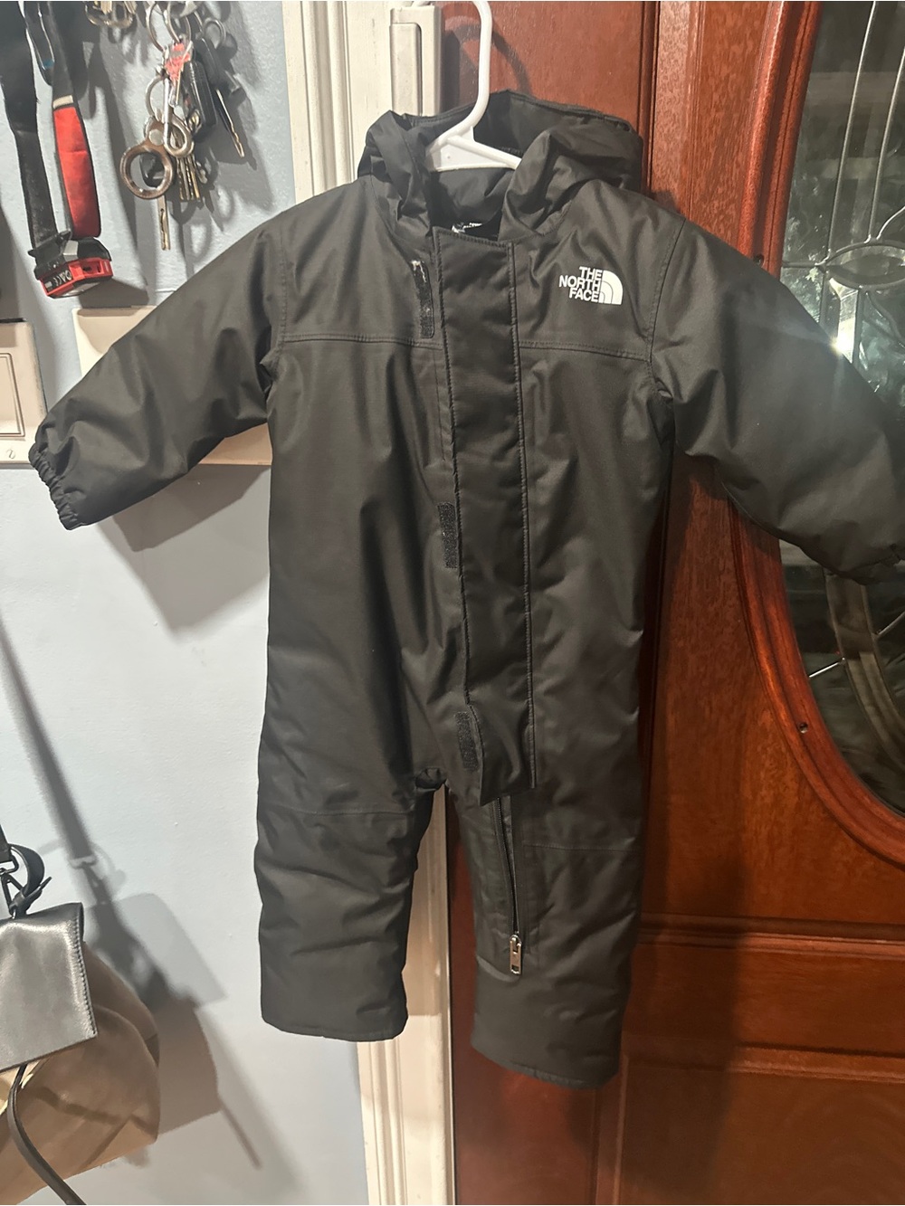 The North Face Black Baby Waterproof Hooded Jacket - Picture 4 of 5